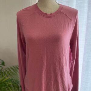 Athleta Women's Pink pull over shirt sweatshirt